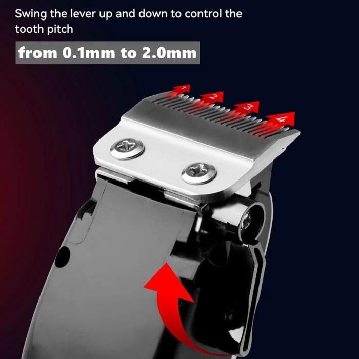 KEMEI PG2600 Alat Cukur Rambut Kemei PG2600 Cordless USB Cable KM-PG2600 Rechargeable Hair Clipper Mesin Rambut KM PG2600 Bonus Grip