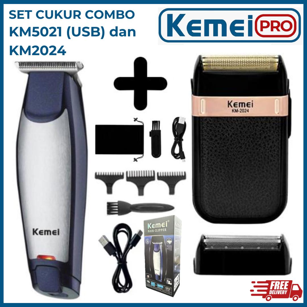 COMBO Kemei KM5021 USB + KM2024