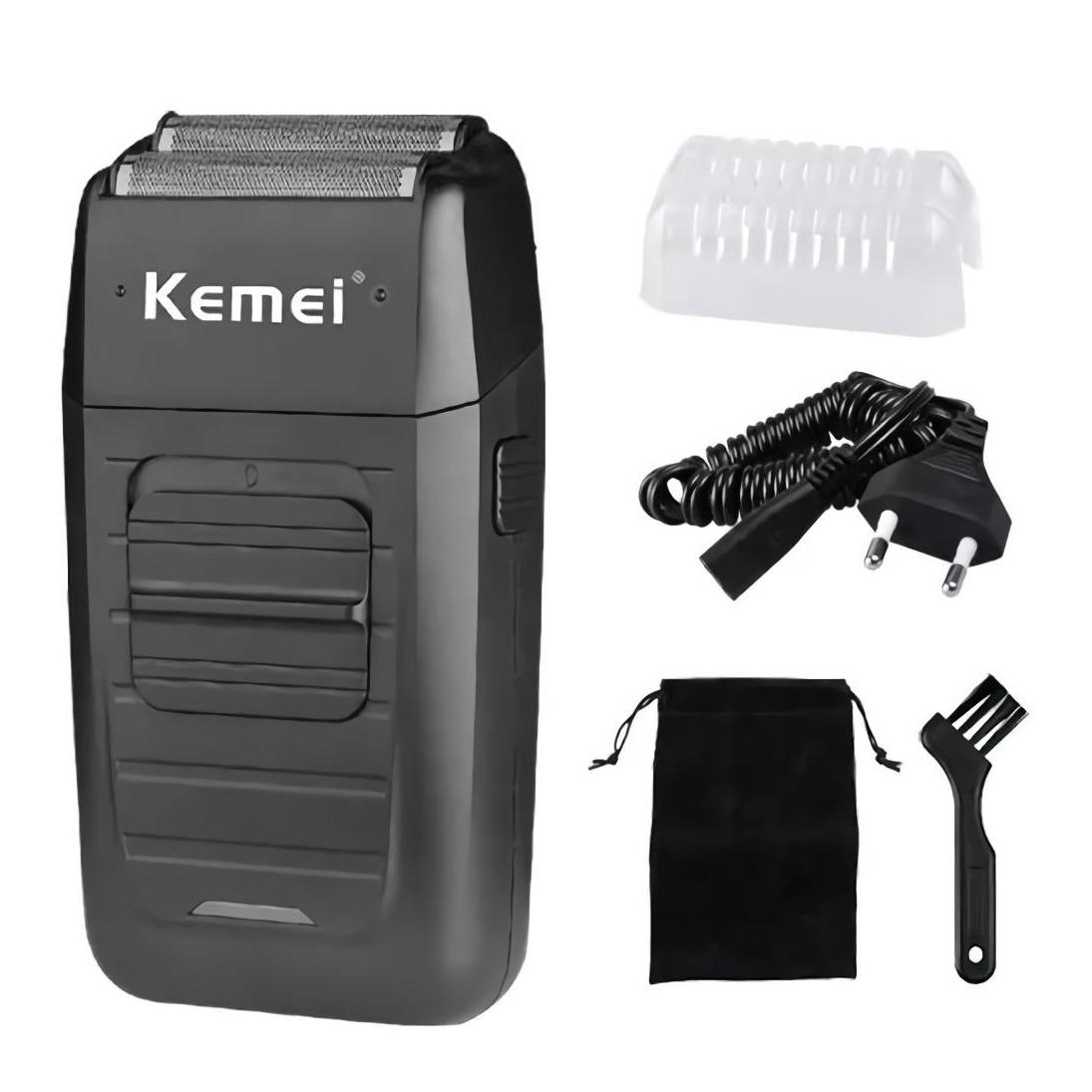 KEMEI 1102 Shaver Kumis Jenggot Kemei KM 1102 Cukuran Kumis Jenggot Botak Kemei KM-1102 Rechargeable Cordless Hair Trimm