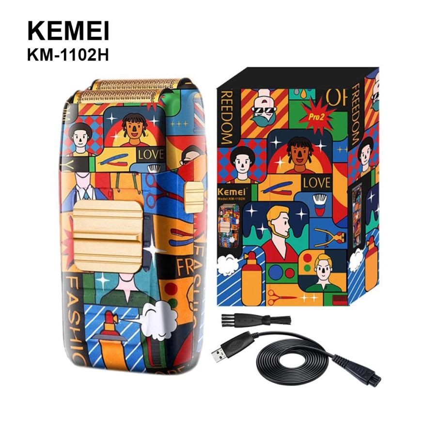 KEMEI 1102H Shaver Kumis Jenggot Grafitti