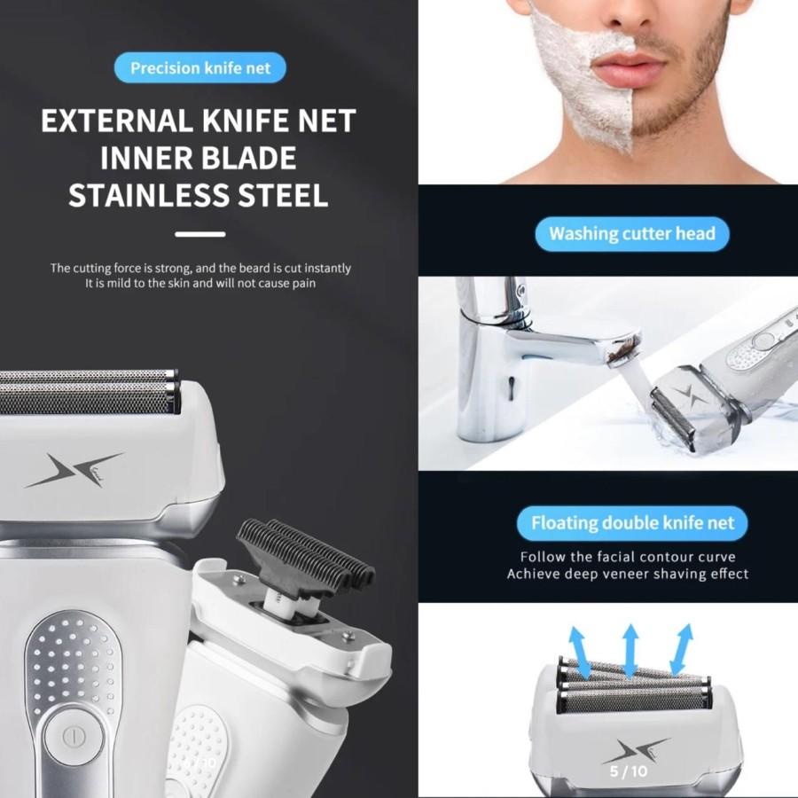 KEMEI 116 Alat Cukur Rambut Kemei 116 Kumis Jenggot Brewok Jambang Botak Licin KM-116 Mesin Cukuran KM 116 Shaver Floati
