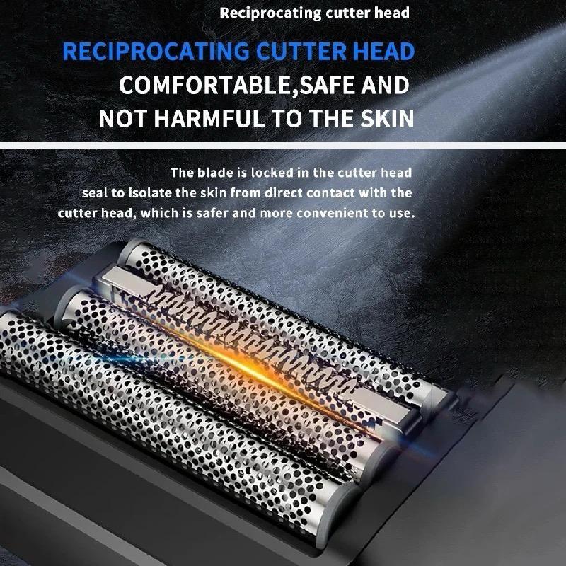 KEMEI 1309 Alat Cukur Rambut Kemei Kumis Jenggot Brewok Jambang KM-1309 Mesin Cukuran KM1309 Floating Blade 4 Pisau Anti