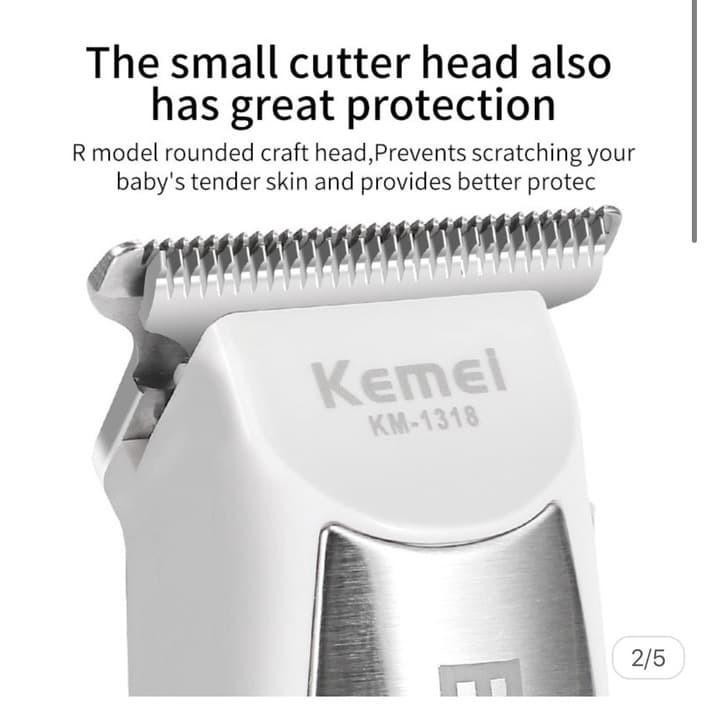 KEMEI 1318 Alat Cukur Rambut Kemei KM-1318 Mesin Cukur Bayi Baby Hair Clipper Low Noise