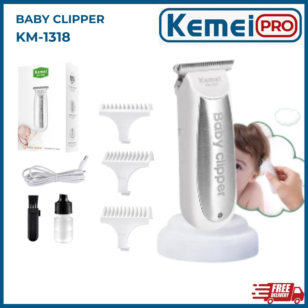 KEMEI 1318 Alat Cukur Rambut Kemei KM-1318 Mesin Cukur Bayi Baby Hair Clipper Low Noise