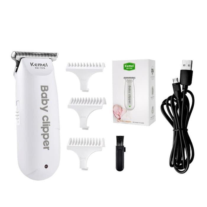 KEMEI 1319 Alat Cukur Rambut Kemei KM-1319 Mesin Cukur Bayi Baby Hair Clipper Low Noise