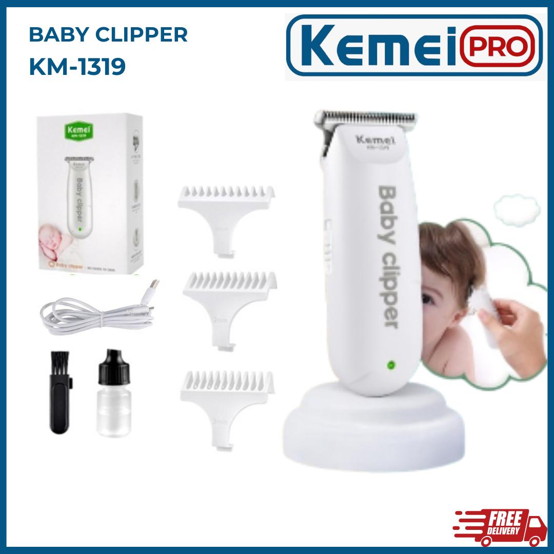 KEMEI 1319 Alat Cukur Rambut Kemei KM-1319 Mesin Cukur Bayi Baby Hair Clipper Low Noise
