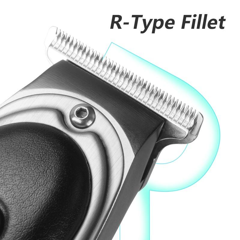 KEMEI 1945 Original Alat Cukur Rambut Kumis Jenggot Kemei KM-1945 Hair Clipper Trimmer KM1945 LED Digital Display Black 