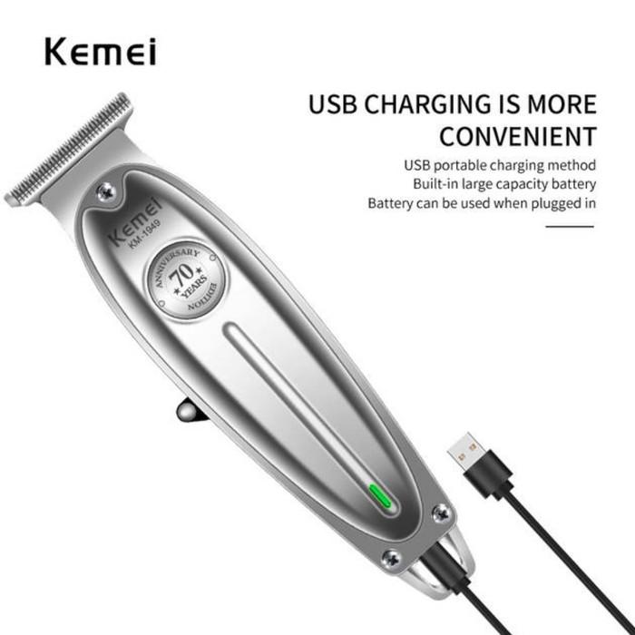 KEMEI 1949 Alat Cukur Rambut Kumis Jenggot Kemei KM 1949 Hair Clipper KM-1949 Mesin Cukuran KEMEI KM1949 Pencukur Metal 