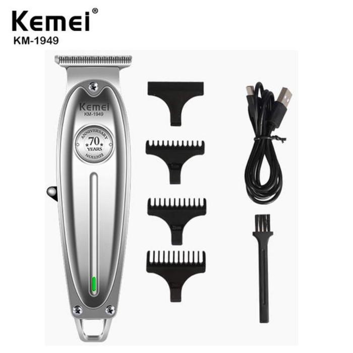 KEMEI 1949 Alat Cukur Rambut Kumis Jenggot Kemei KM 1949 Hair Clipper KM-1949 Mesin Cukuran KEMEI KM1949 Pencukur Metal 