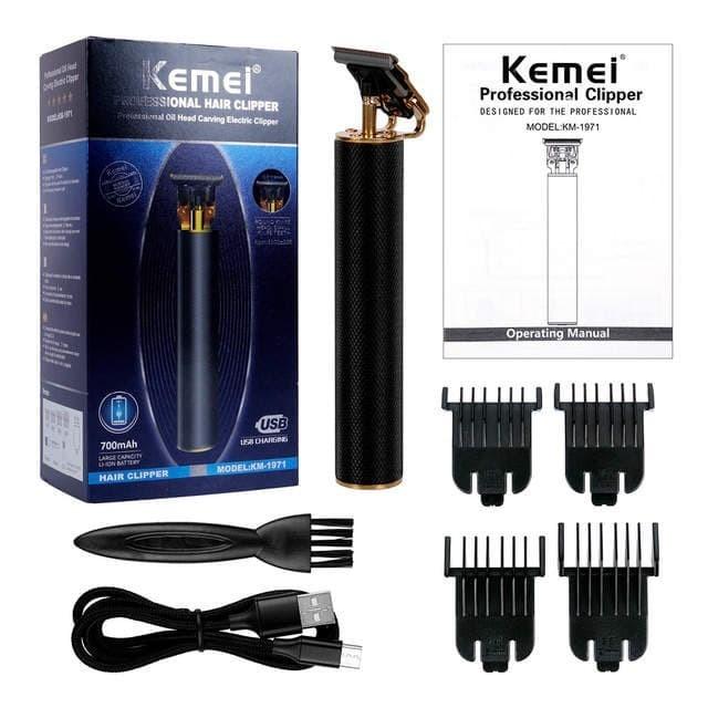 KEMEI 1971 Alat Cukur Rambut Kumis Jenggot KM 1971 Hair Clipper 1971 Pro Cordless Trimmer Alat Cukur Rambut KM-1971