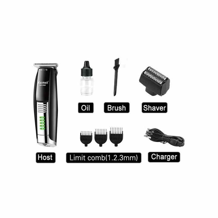 Alat Cukur Rambut Kemei KM 2060 Multifungsi 2in1 Hair Trimmer KM-2060 Mesin Sisir/ Cukur Kumis