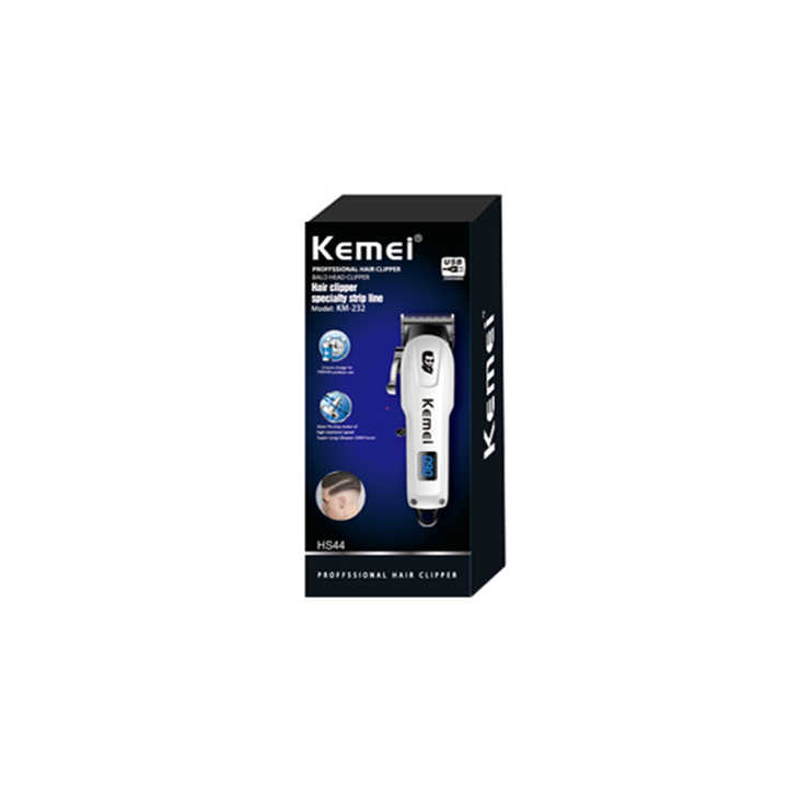 KEMEI 232 Alat Cukur Rambut KM 232 Kemei hair Clipper Rechargeable KM-232  KM 232 Kemei hair Clipper Rechargeable KM-232