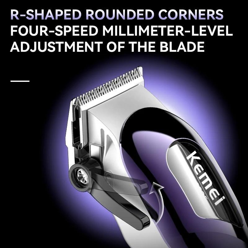 KEMEI 2335 Alat Cukur Rambut Kemei KM-2335 Mesin Cukuran Kemei KM2335 Professional Hair Clipper Cordless Charging USB Ti