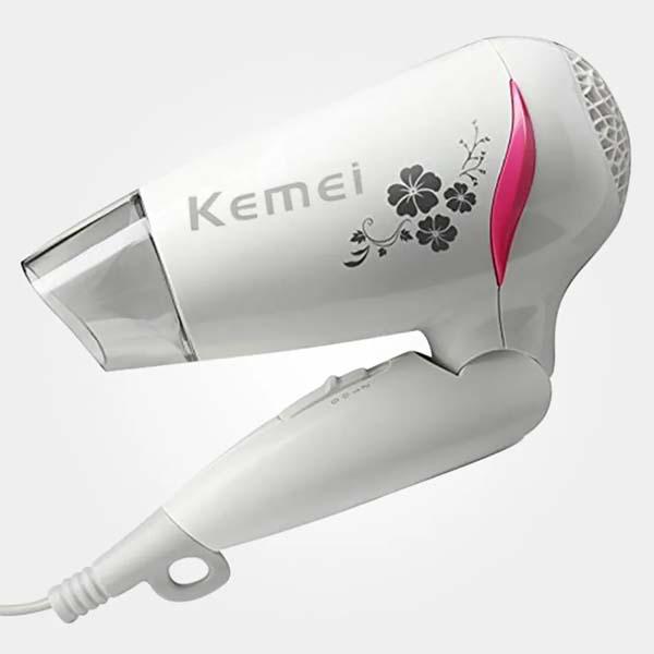 Hair Dryer Pengering Rambut Model Lipat Panas Dan Dingin Kemei KM 2605 - KM 2605
