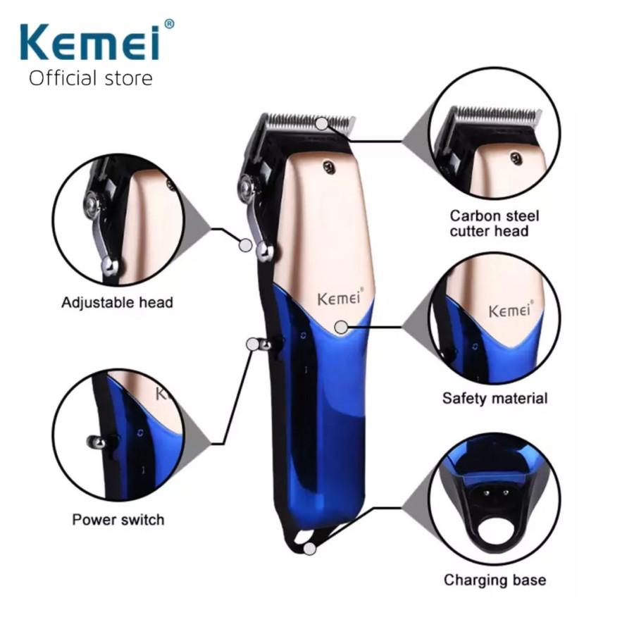 KEMEI 2615 Alat Cukur Rambut Kemei 2615 Hair Clipper Cordless 2 Power Cukuran KM2615 KM-2615