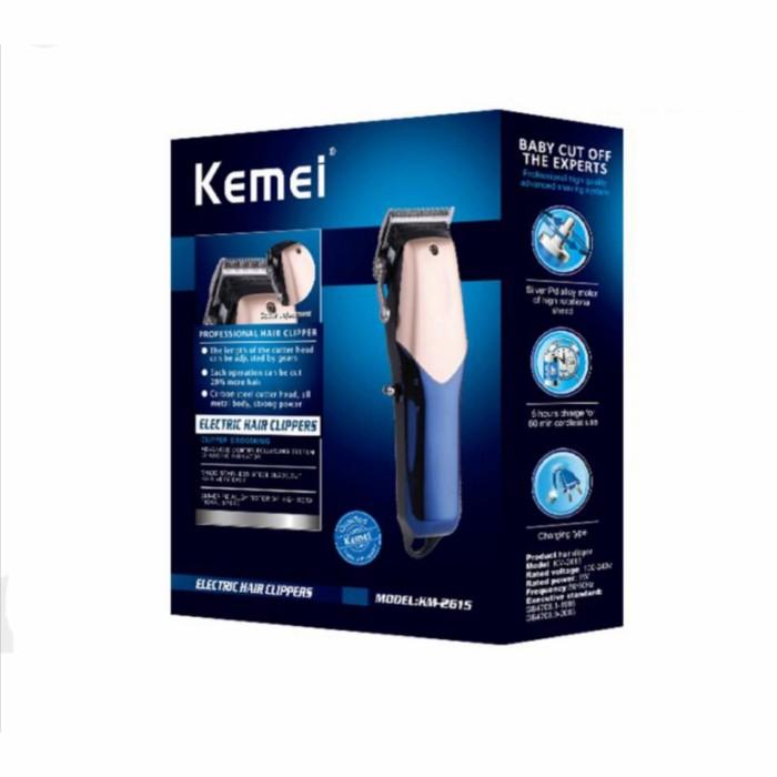 KEMEI 2615 Alat Cukur Rambut Kemei 2615 Hair Clipper Cordless 2 Power Cukuran KM2615 KM-2615