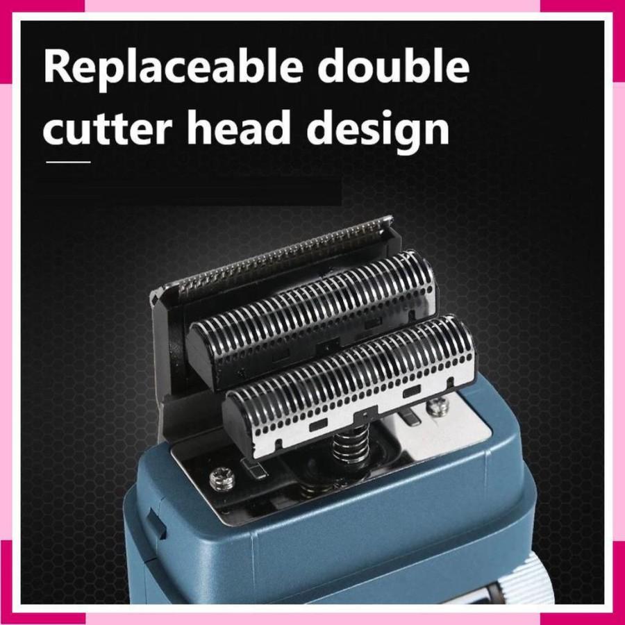 (Bisa COD) Shaver KEMEI 3385 Cukuran Kumis Alat Cukur Jenggot Razor Botak Cukuran Kemei KM-3385 Rechargeable ShaverKM338