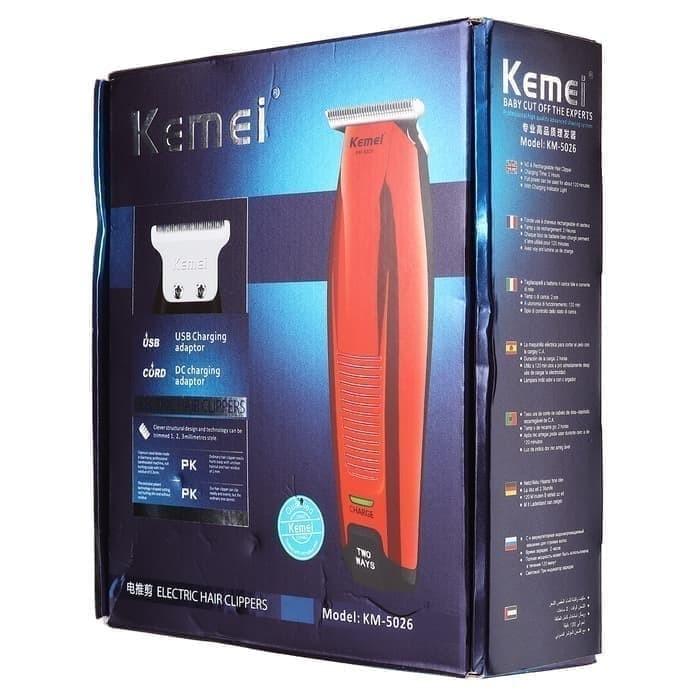 KEMEI 5026 Alat Cukur Rambut Kumis Jenggot KM 5026 mesin alat cukur rambut profesional Kumis Jenggot KM-5026