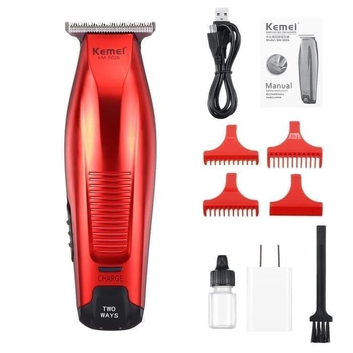 KEMEI 5026 Alat Cukur Rambut Kumis Jenggot KM 5026 mesin alat cukur rambut profesional Kumis Jenggot KM-5026