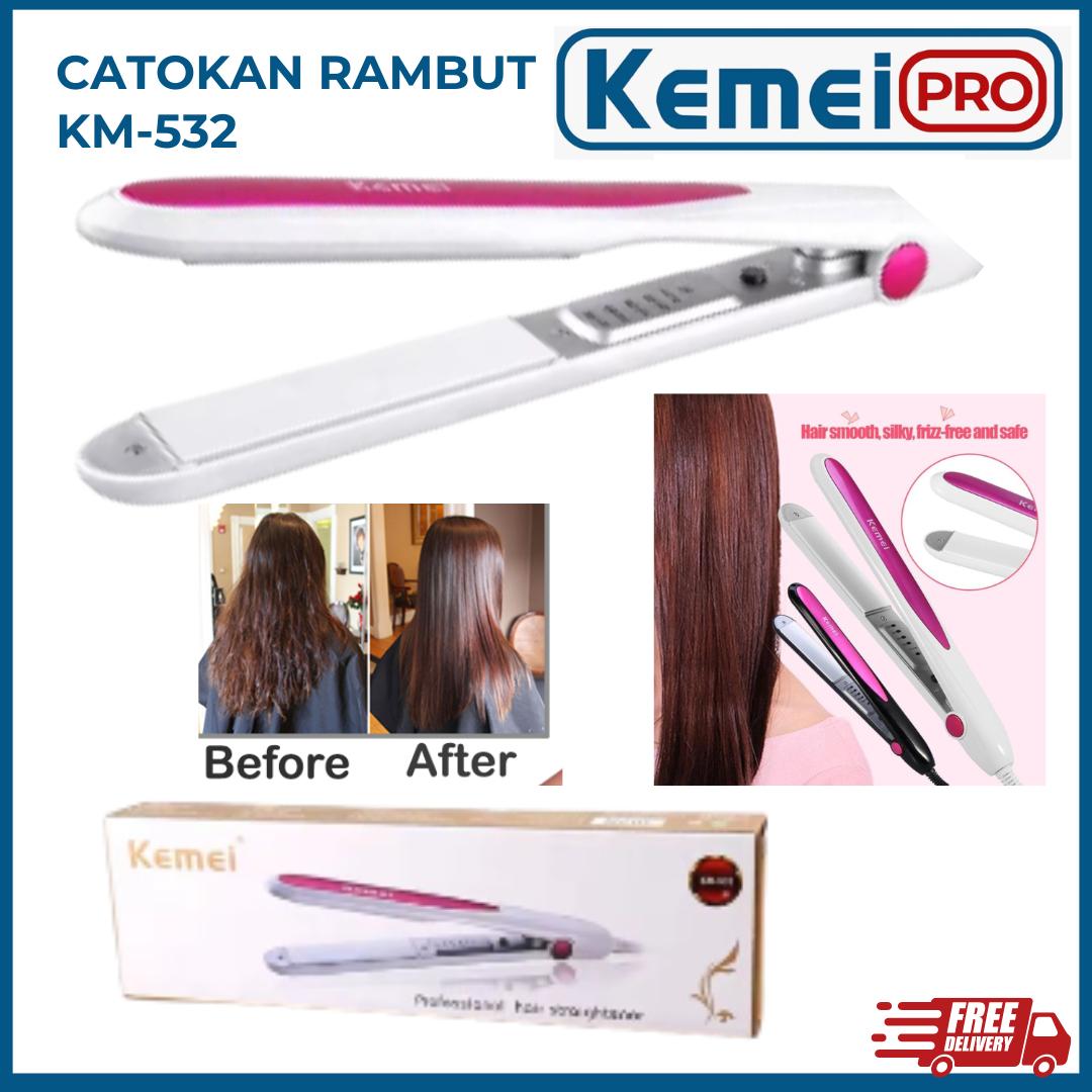 KEMEI 532 Alat Catokan Rambut Kemei 532 - Hair Straightener Catok Kemei KM532 KM-532
