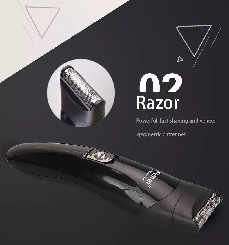 KEMEI 600 Alat Cukur Rambut KM-600 MESIN CUKUR RAMBUT 6 in 1 JENGGOT KUMIS DAN BULU HIDUNG Alat Cukur KM600 Grooming Kit
