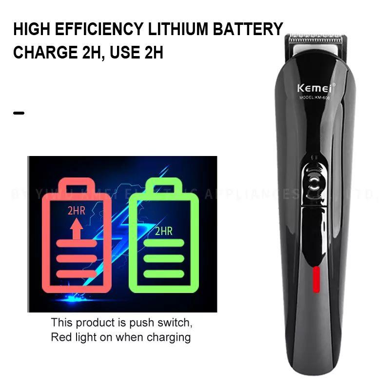 KEMEI 600 Alat Cukur Rambut KM-600 MESIN CUKUR RAMBUT 6 in 1 JENGGOT KUMIS DAN BULU HIDUNG Alat Cukur KM600 Grooming Kit