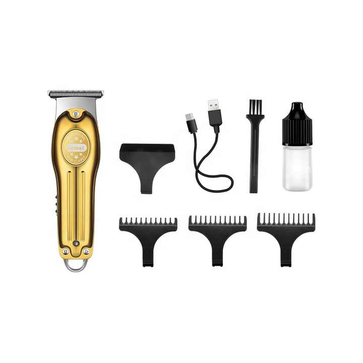 (Bisa COD) KM679 GROSIR KEMEI 679 Cukuran Rambut Hair Clipper Trimmer KM KM679 Alat Cukur Ukir Craving