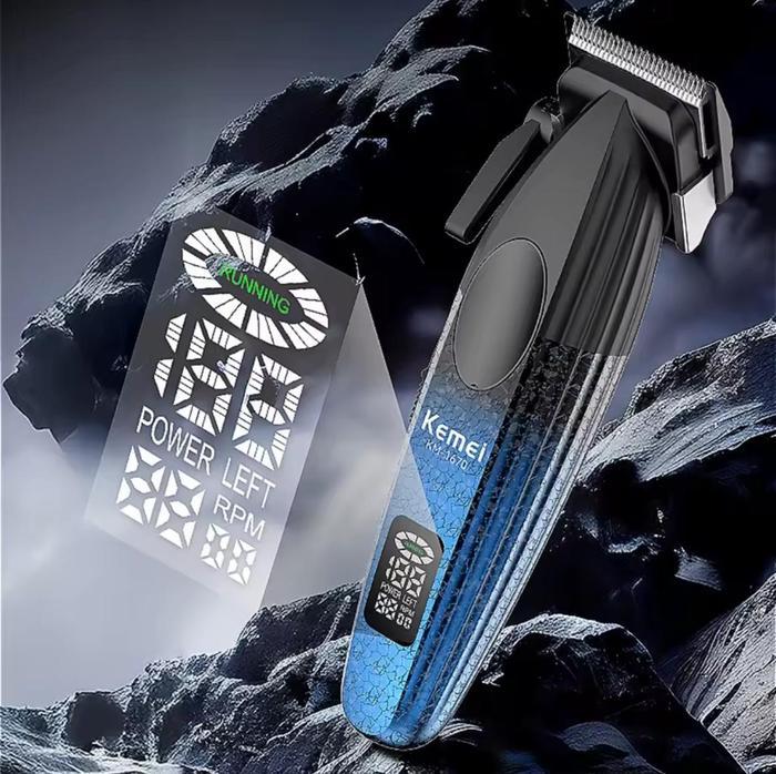 Alat Cukur Rambut Kemei KM-1669 KM 1670 SET Clipper Trimmer Hair Clipper Trimmer Electric Professional 9000 RPM Haircut 