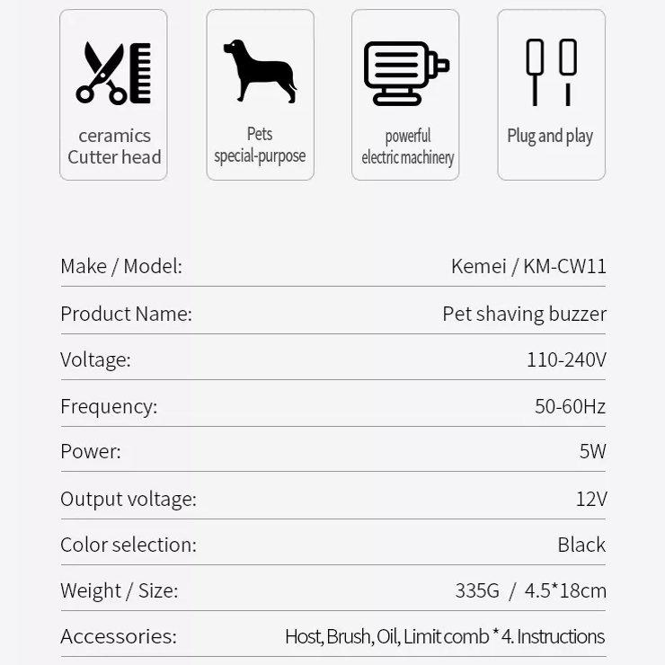 Kemei CW-11